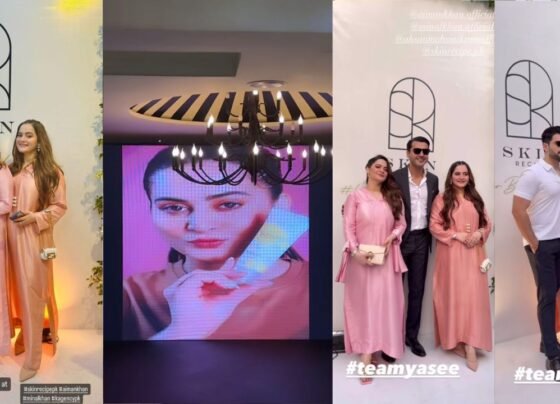 Aiman and Minal Khan launch skin care brand