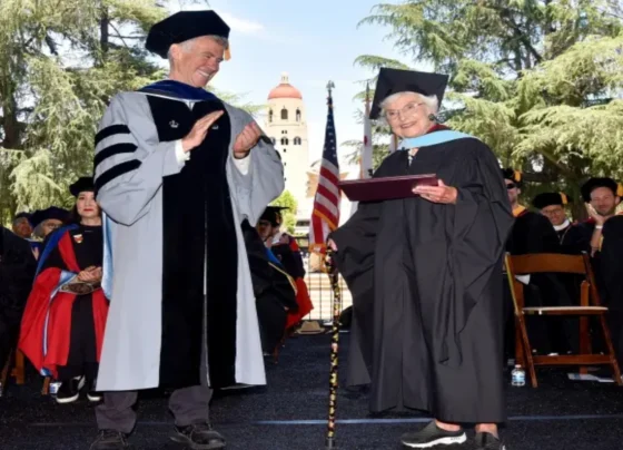 105-year-old woman graduates from Stanford University