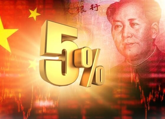 中国将2025年GDP增长目标定在5%左右